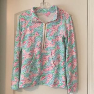Lilly Pulitzer Lobstah Roll Print Pullover